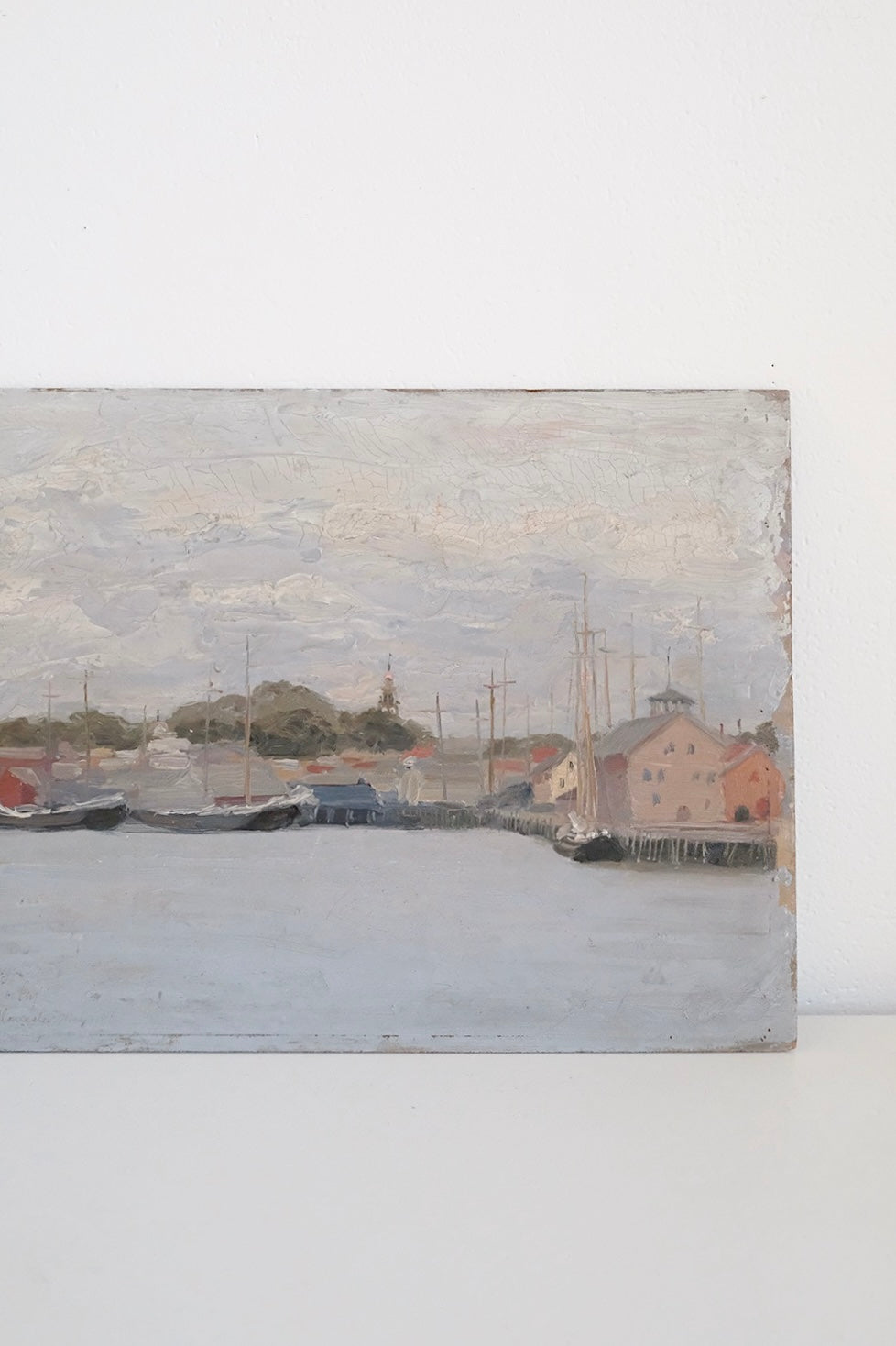 "the harbor at dawn"