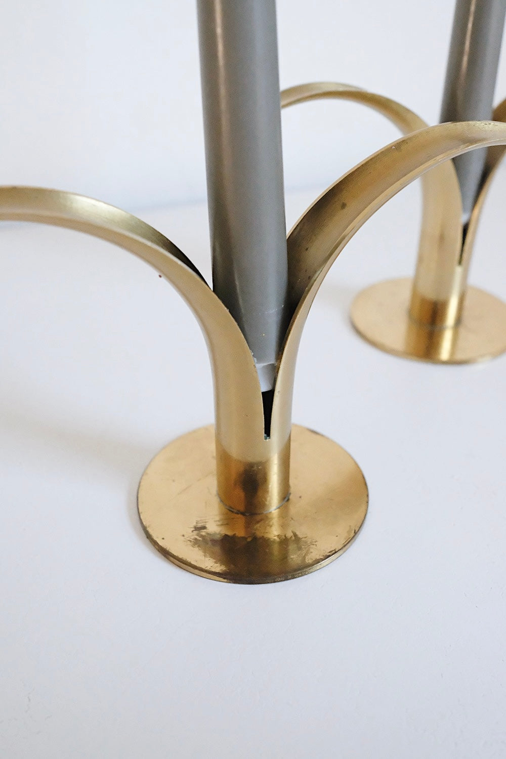 swedish candlesticks - set of 2