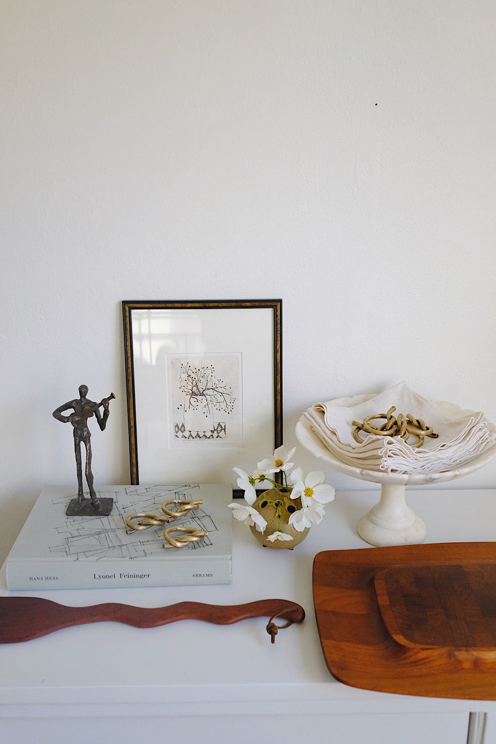 cast bronze guitarist