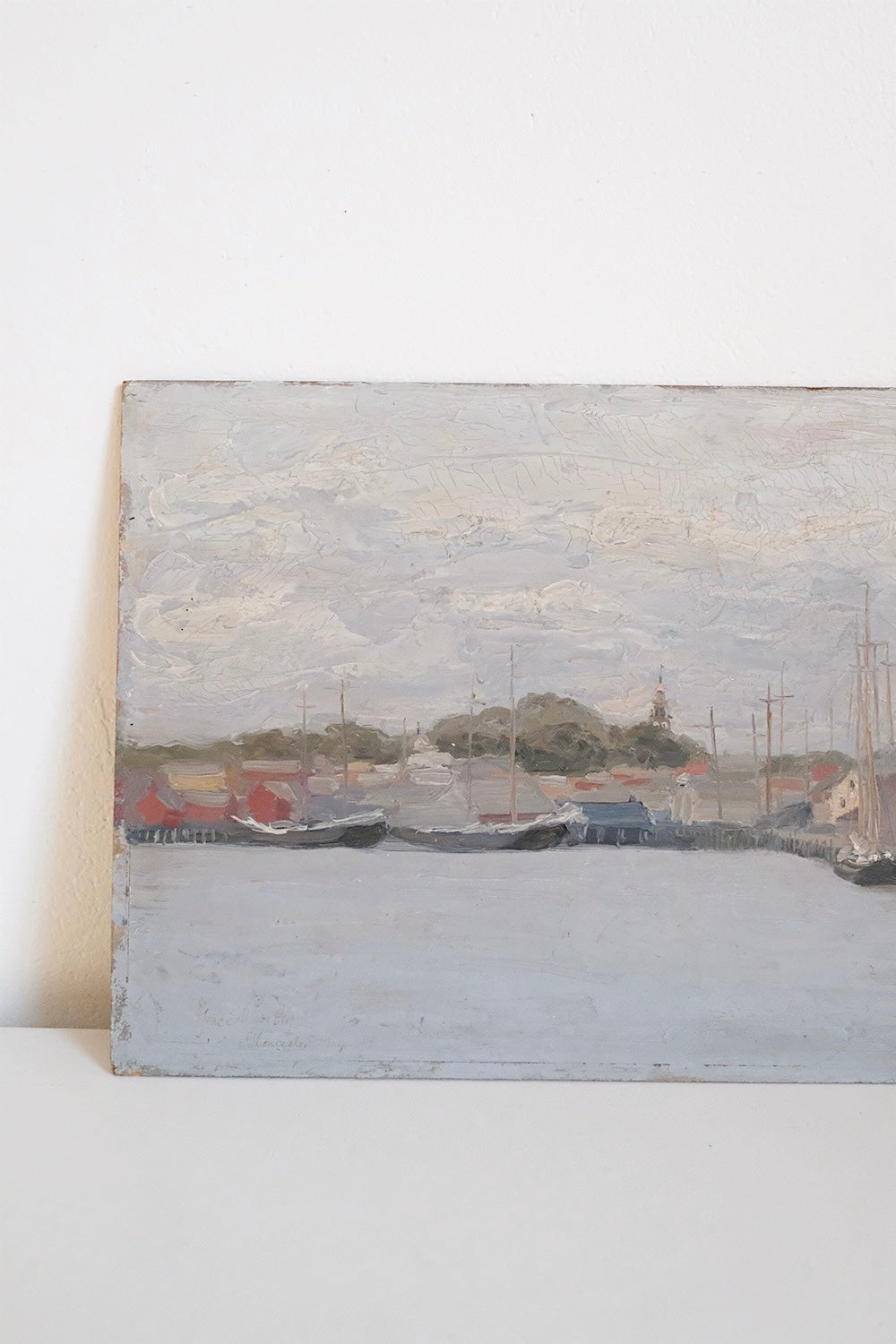 "the harbor at dawn"