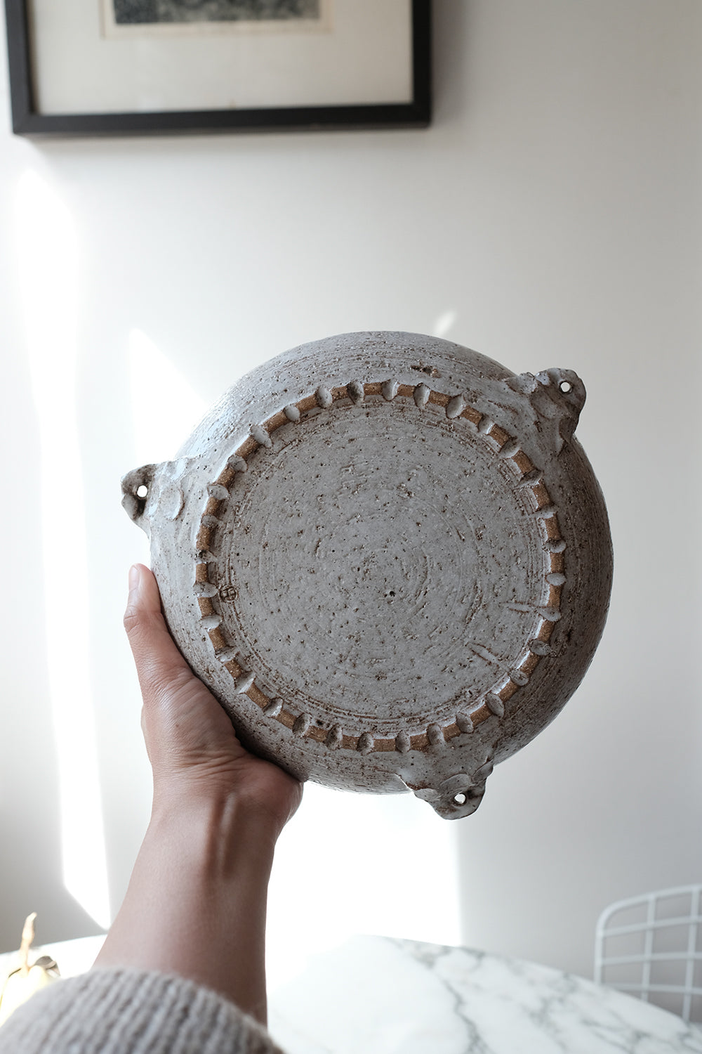 handmade low bowl