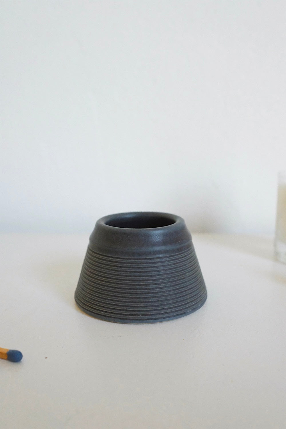 handmade ceramic match holder