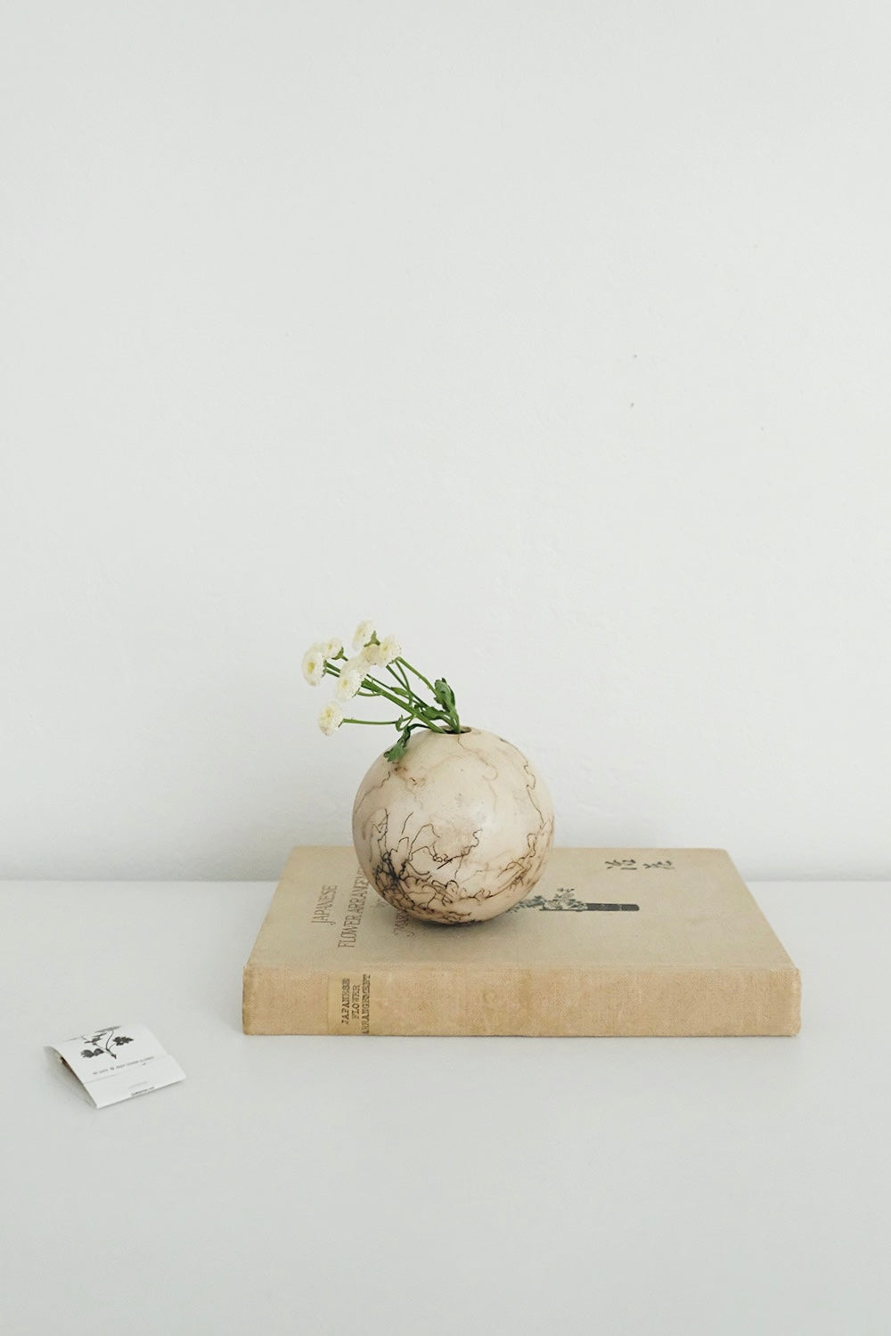 raku bud vase