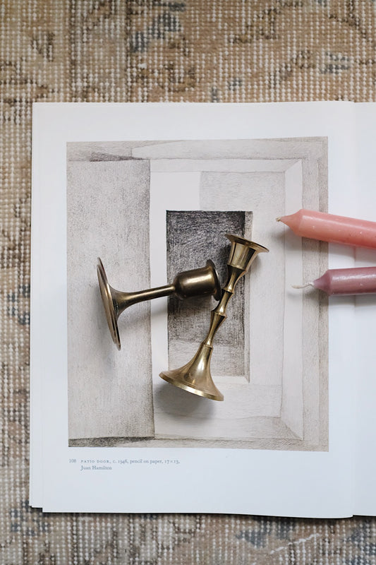 brass candlesticks - set of 2