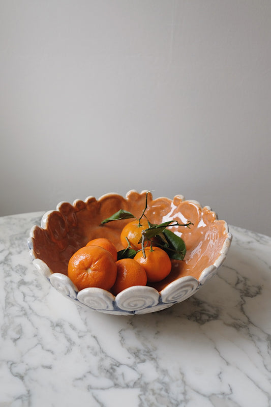 handmade coiled bowl