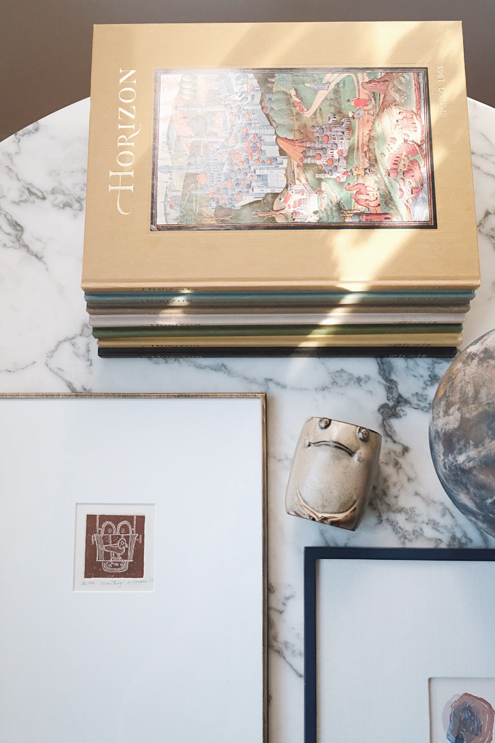 handmade ceramic frog cup