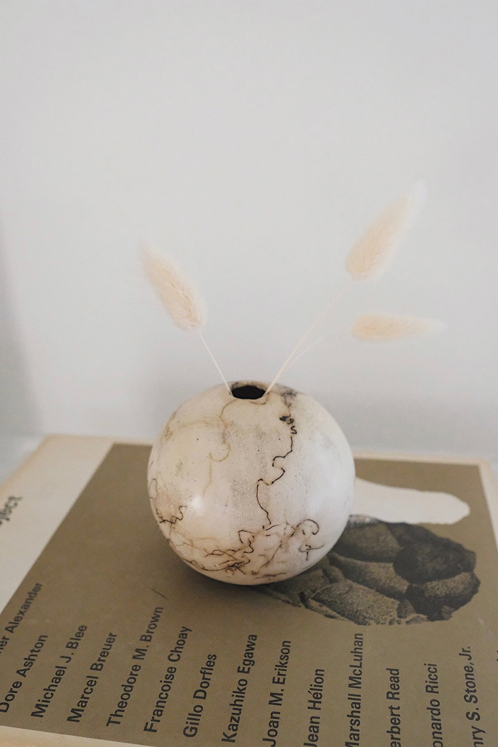 raku bud vase