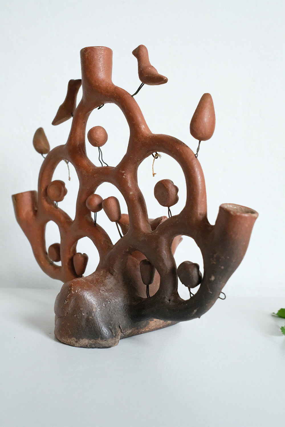 Mexican folk art candelabra