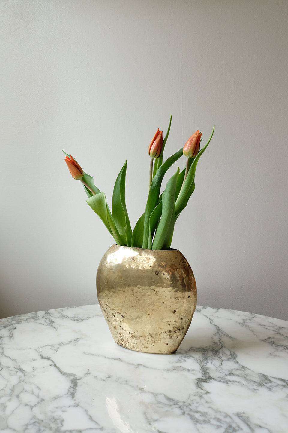 brass vase