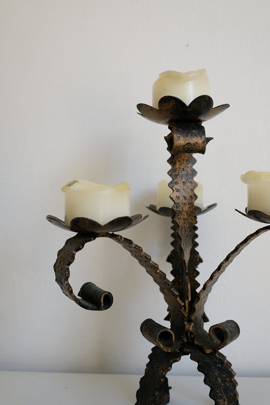 Spanish brutalist candelabra