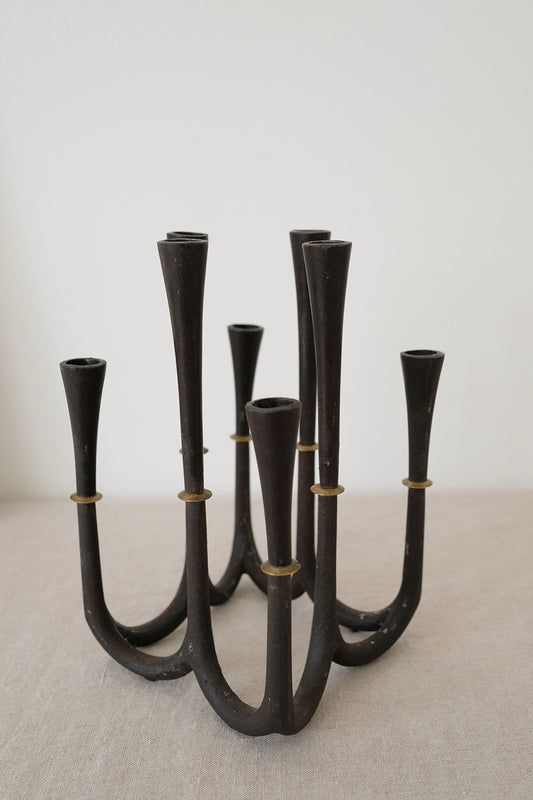 Dansk iron candelabra