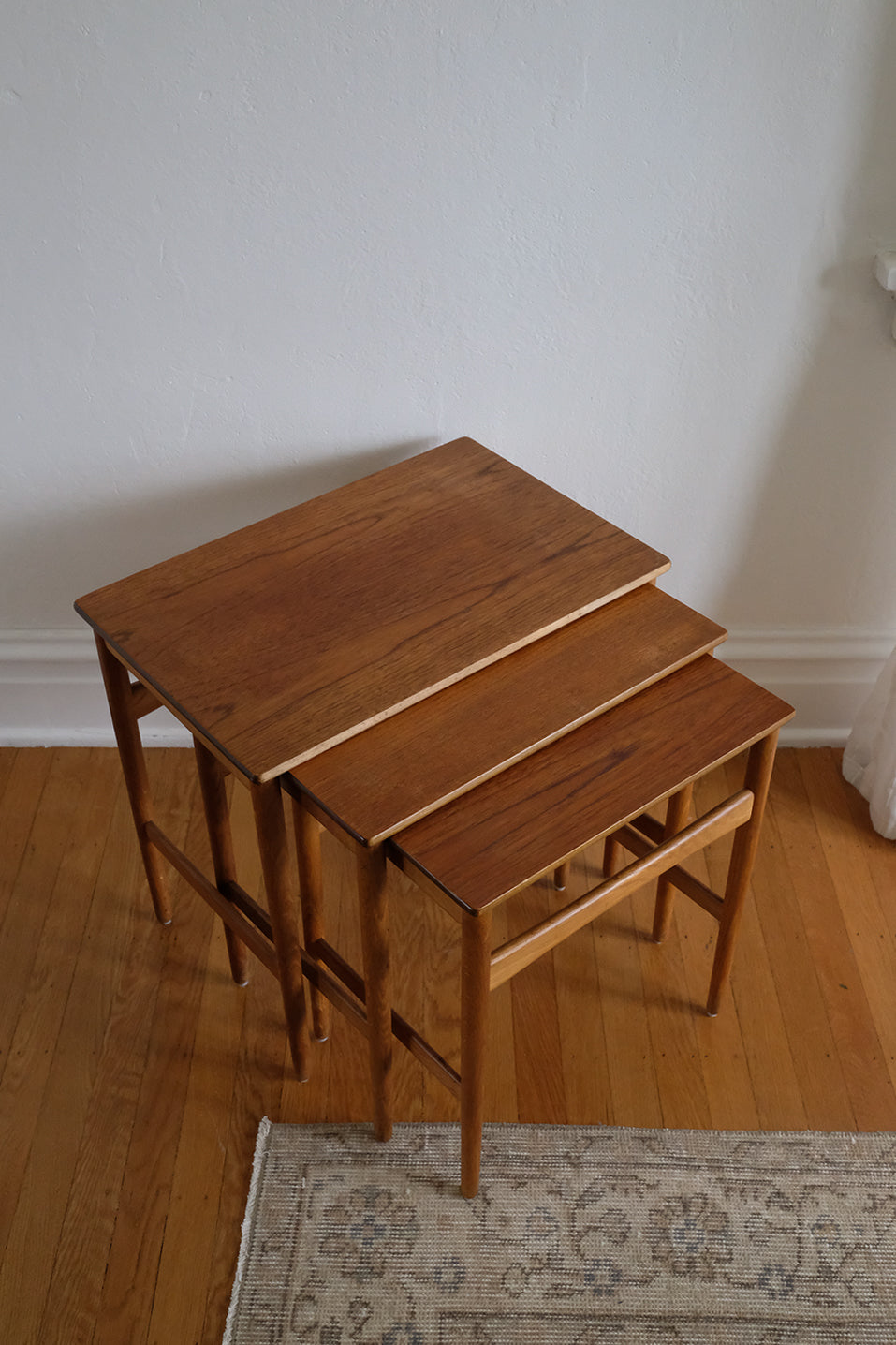 Hans Wegner teak nesting tables