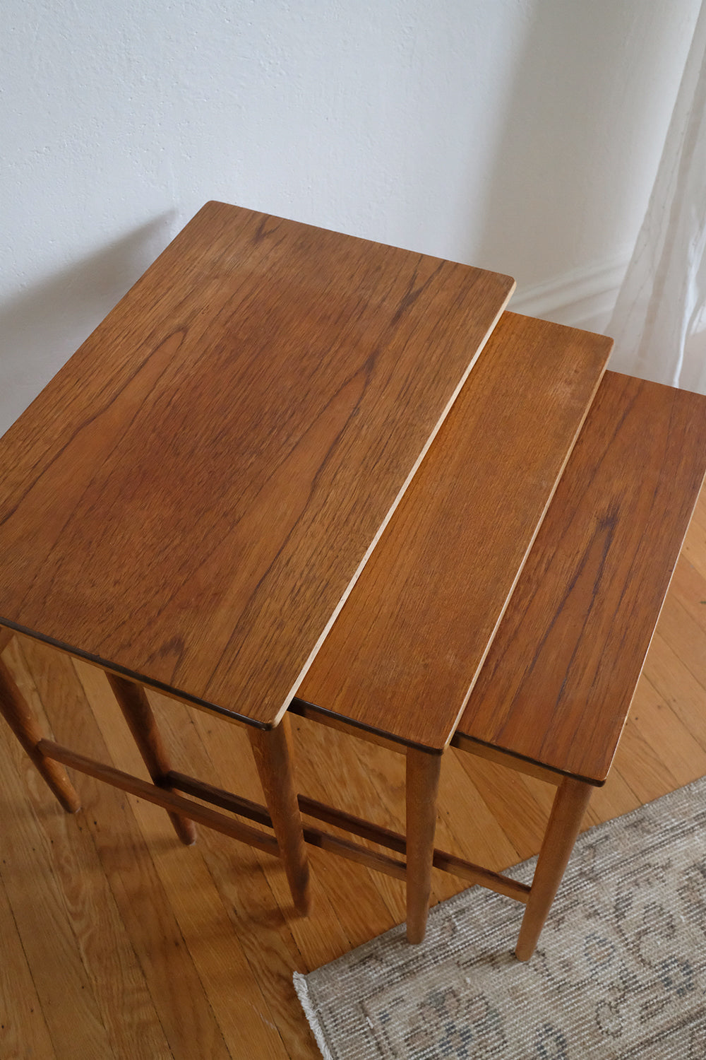 Hans Wegner teak nesting tables
