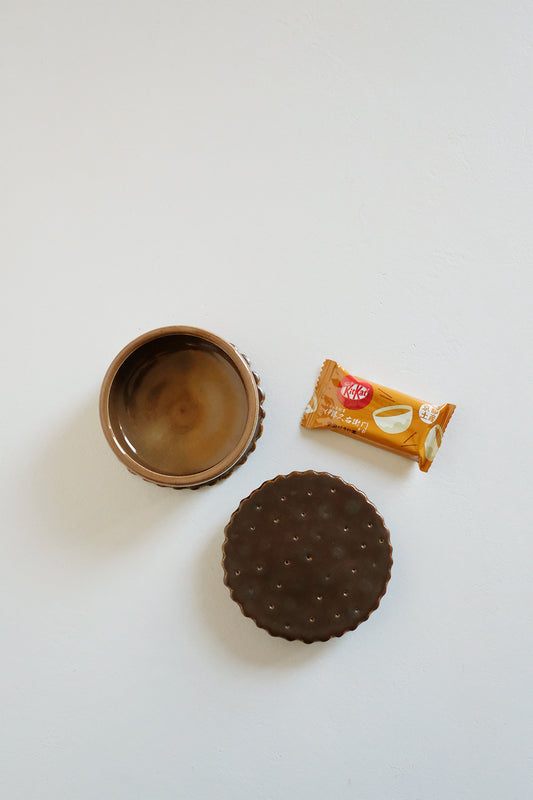 small ice cream sandwich jar - chocolate