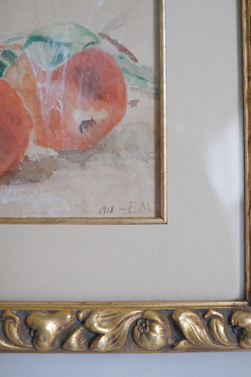 "still life with apples"