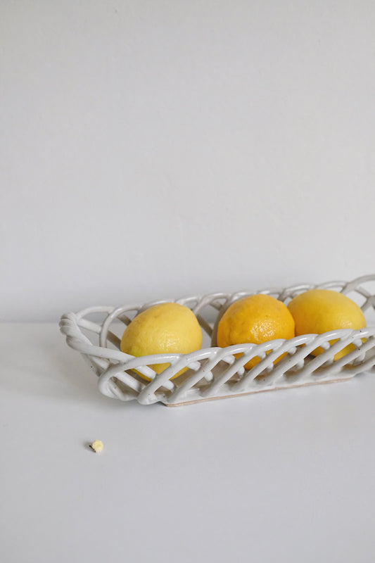 handmade ceramic basket