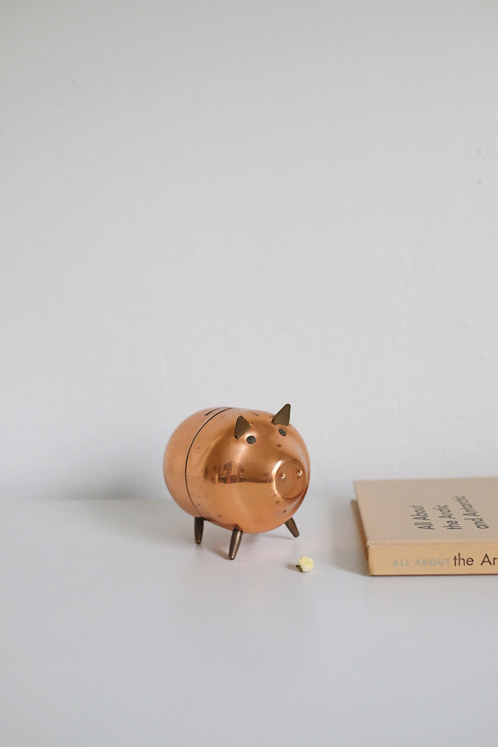 copper piggy bank