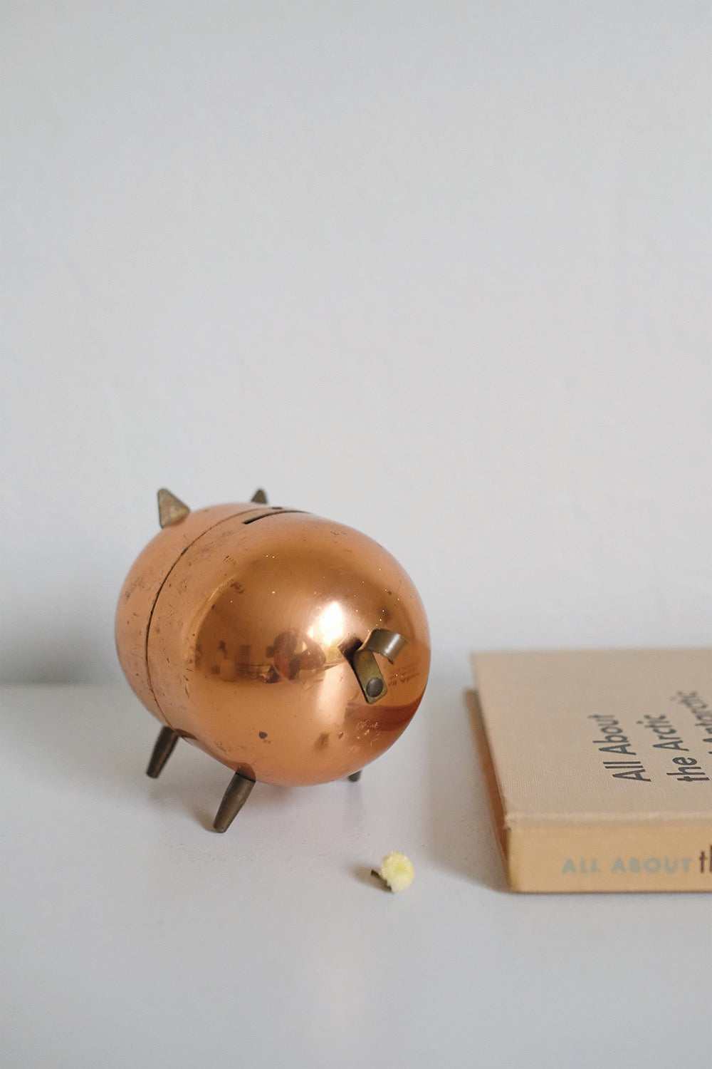 copper piggy bank