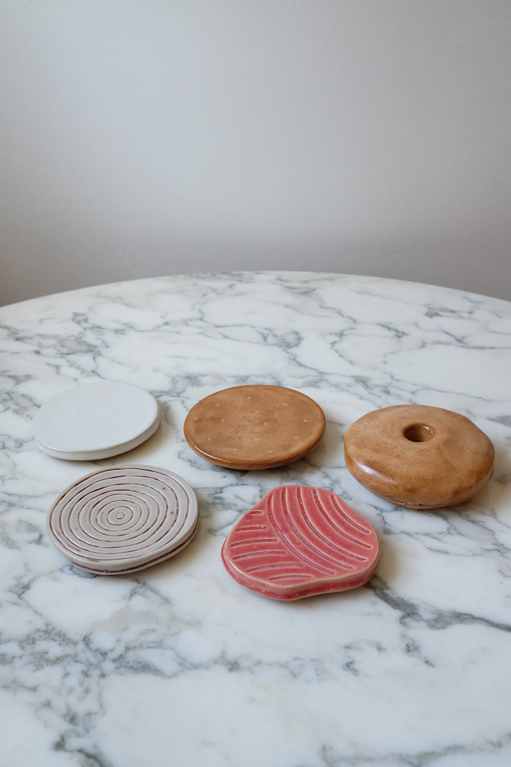 lox bagel coasters - set of 5