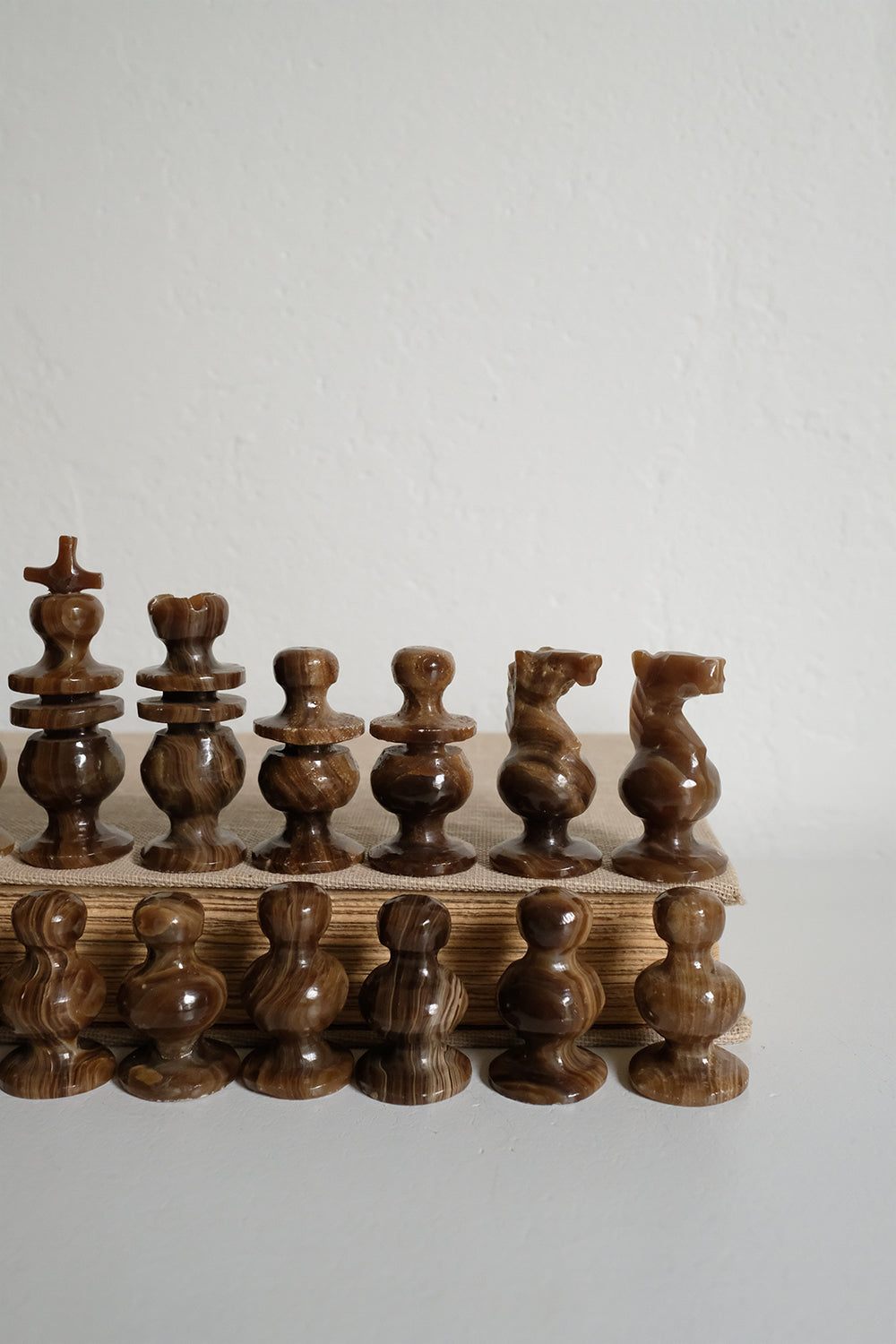 marble chess pieces