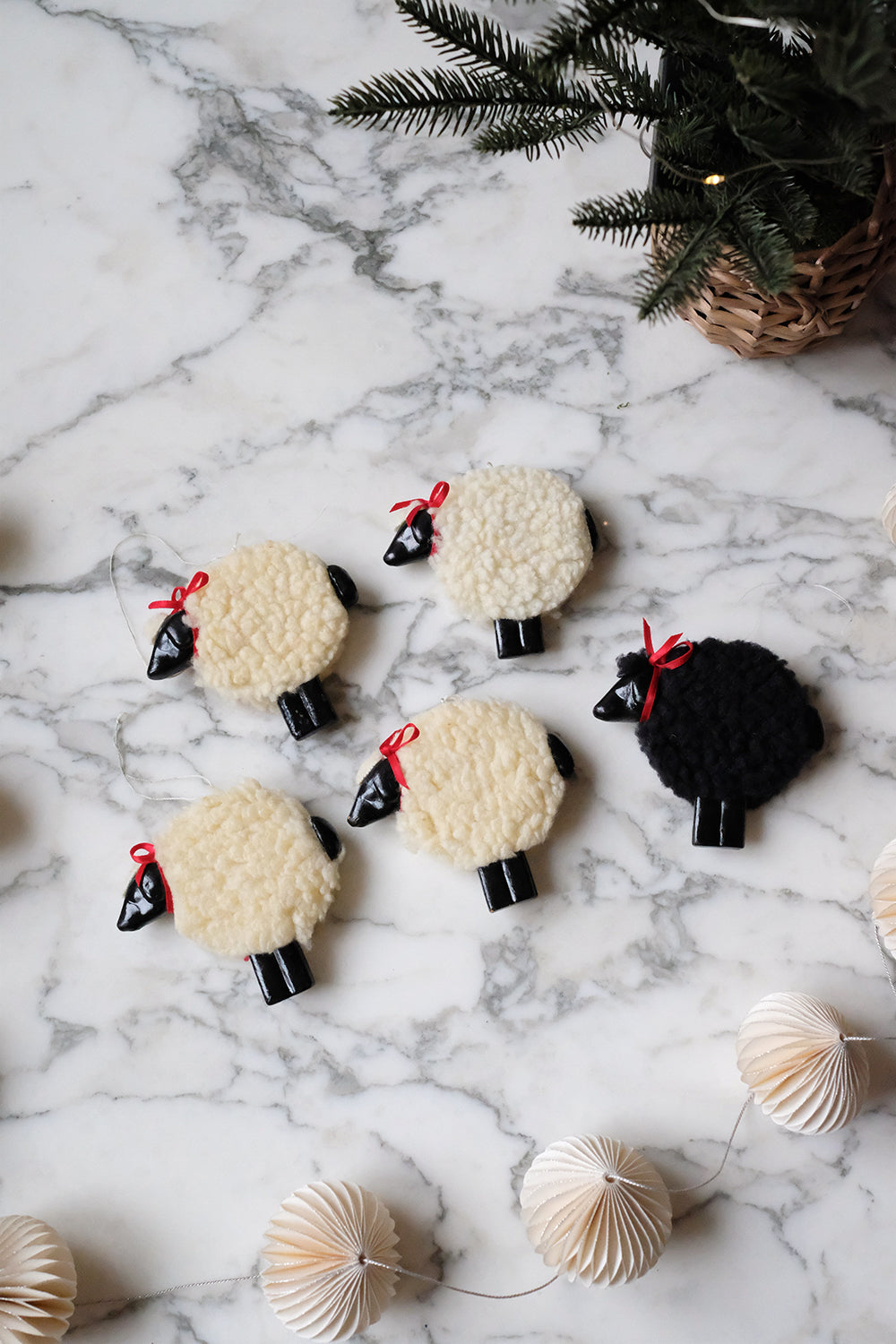 le mouton sheep ornaments (sold individually)