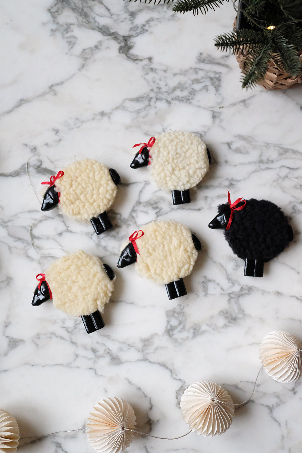 le mouton sheep ornaments (sold individually)