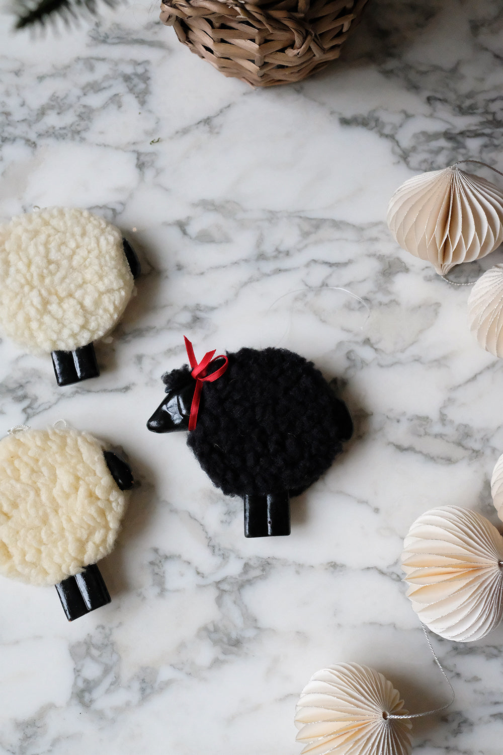le mouton sheep ornaments (sold individually)