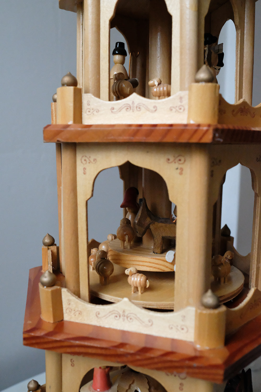 wooden Christmas pyramid
