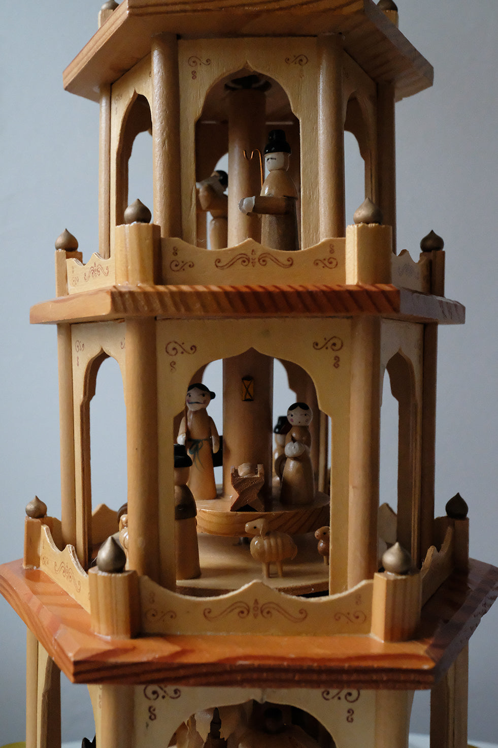 wooden Christmas pyramid