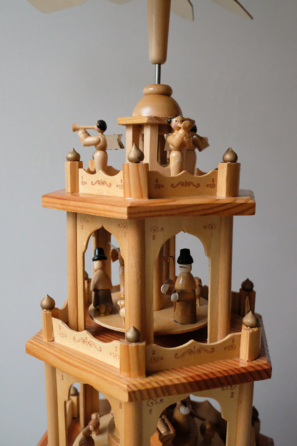 wooden Christmas pyramid