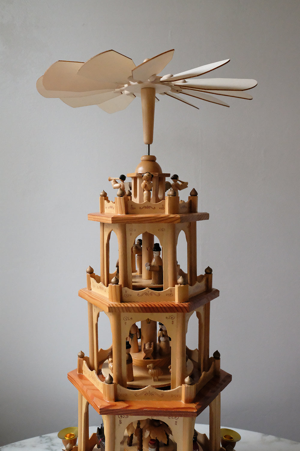 wooden Christmas pyramid