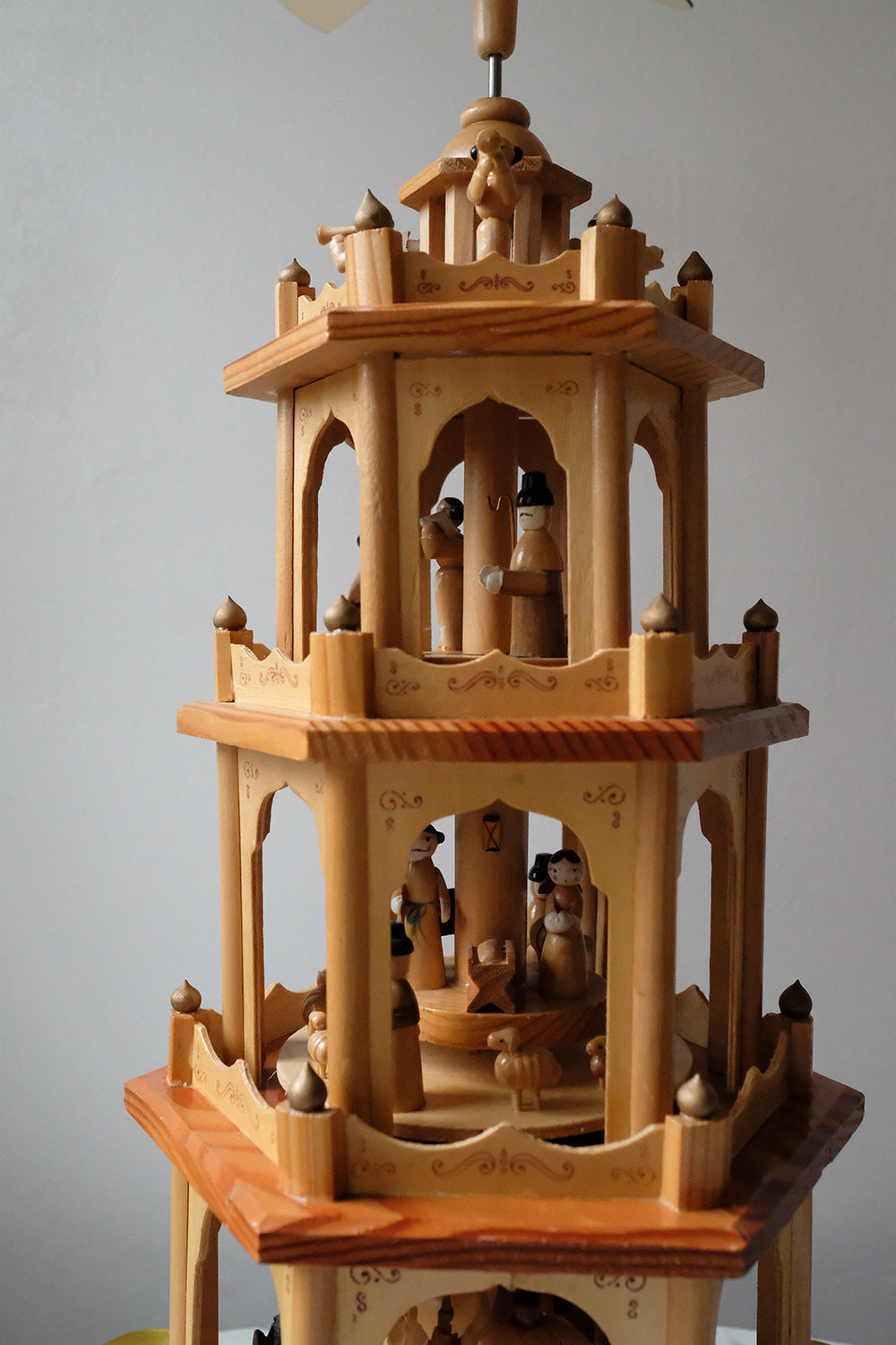 wooden Christmas pyramid