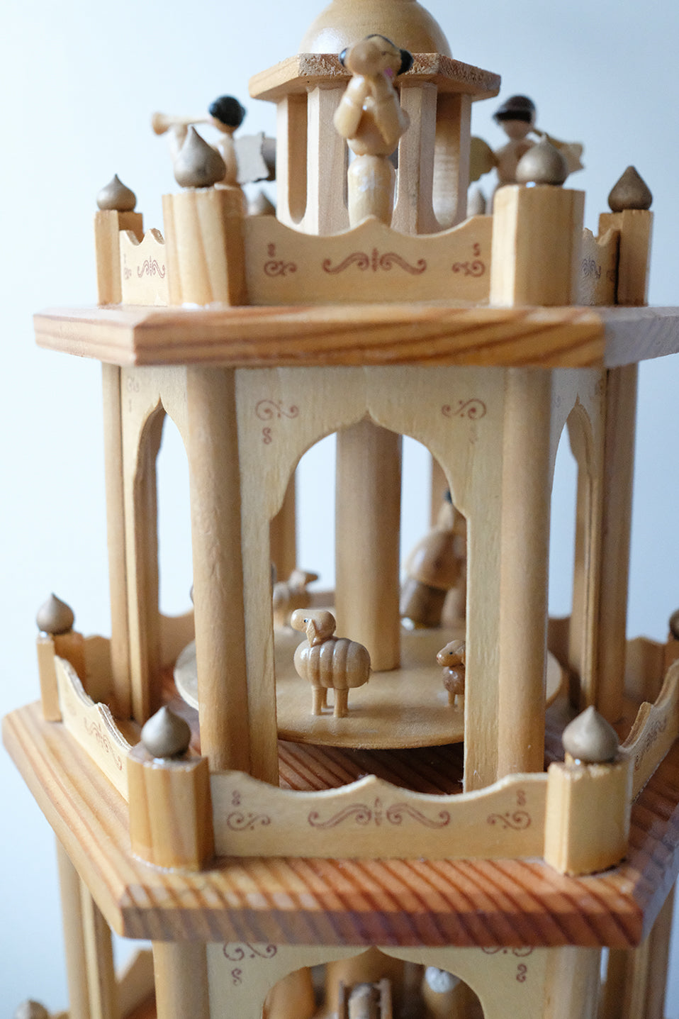 wooden Christmas pyramid