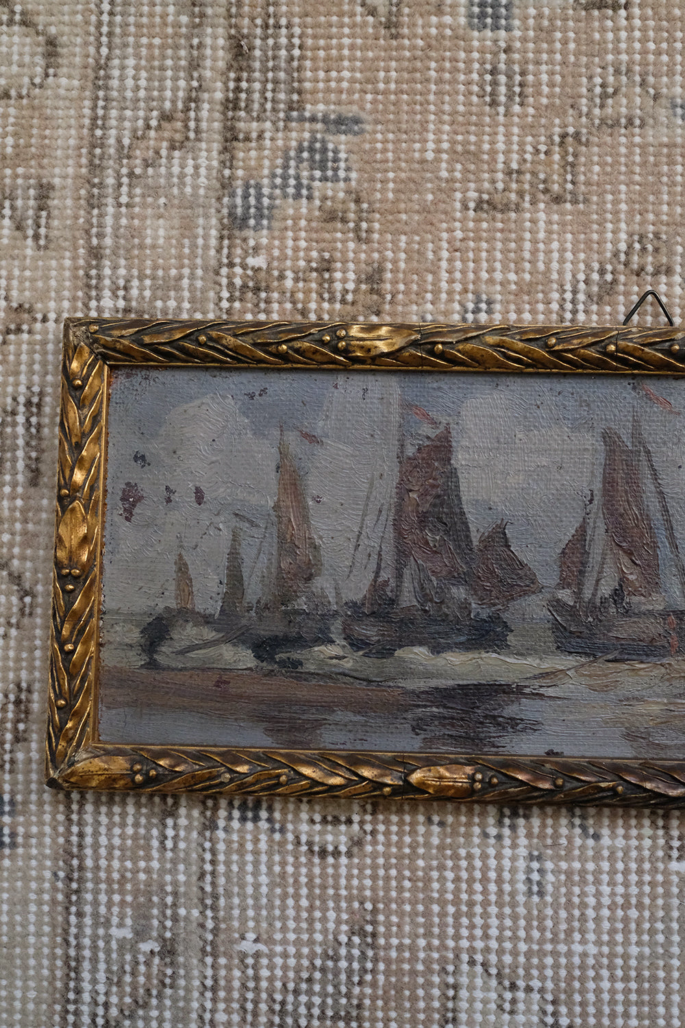 antique seascape painting