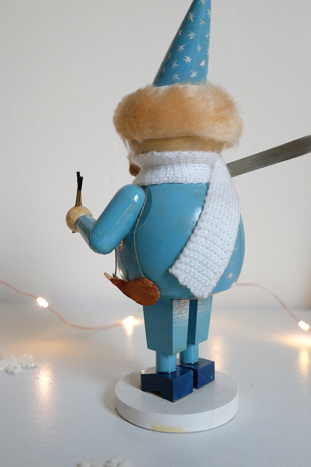 handmade wooden smoker - skiier