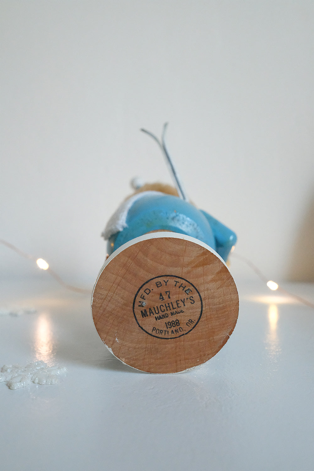handmade wooden smoker - skiier