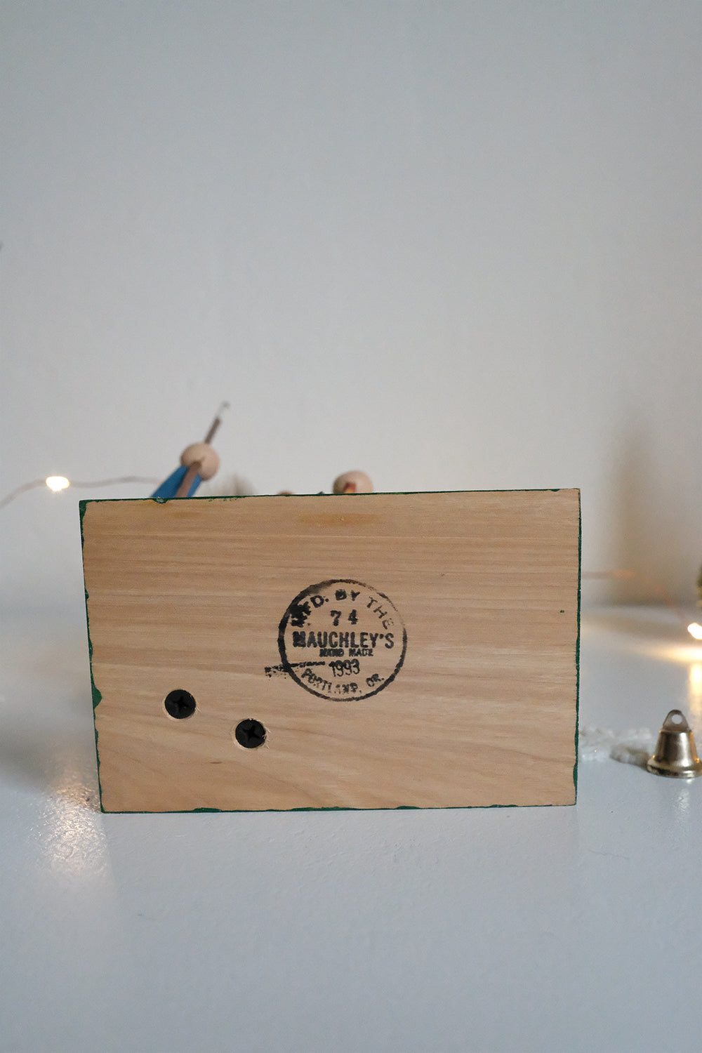 handmade wooden smoker - golfer
