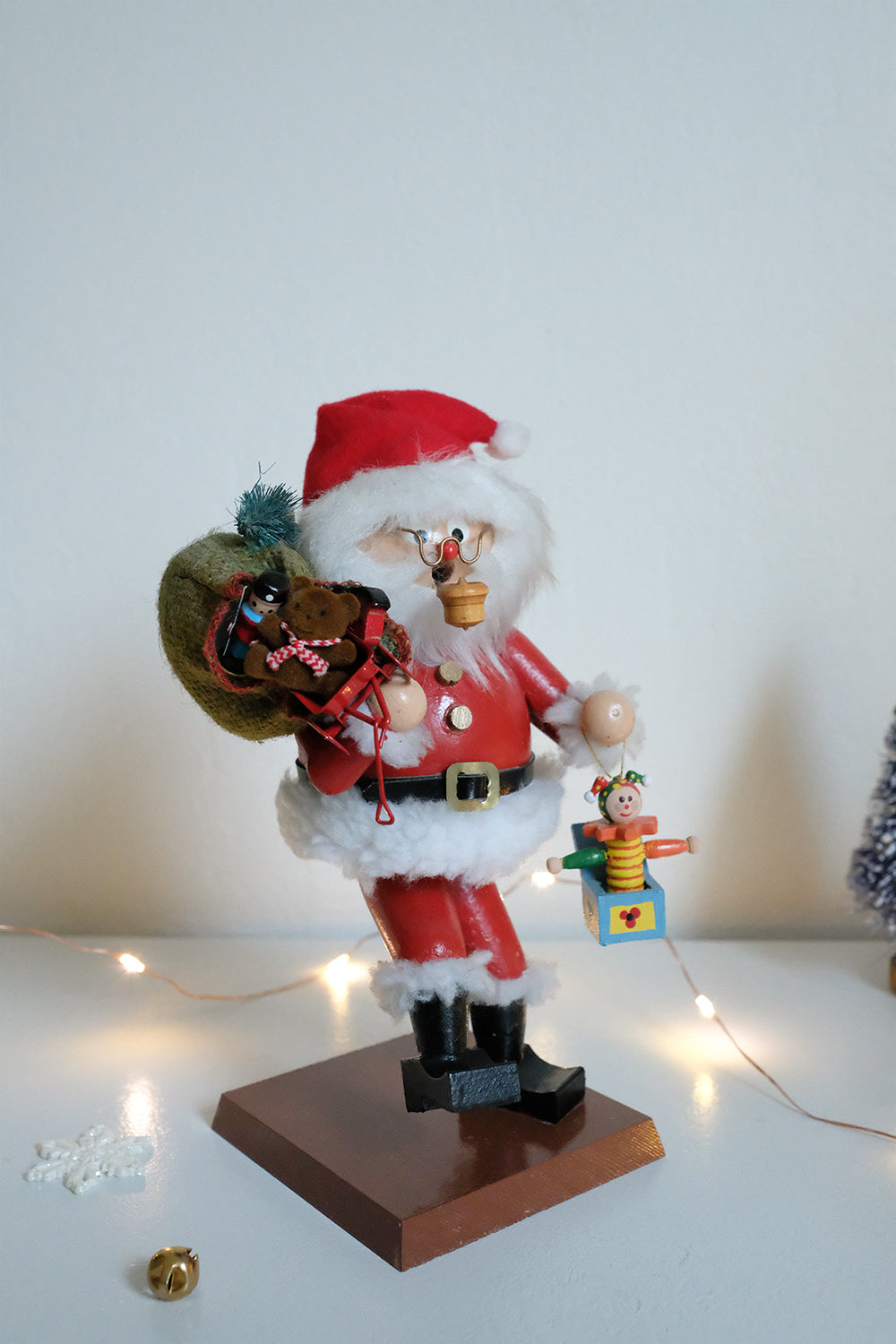 handmade wooden smoker - Santa