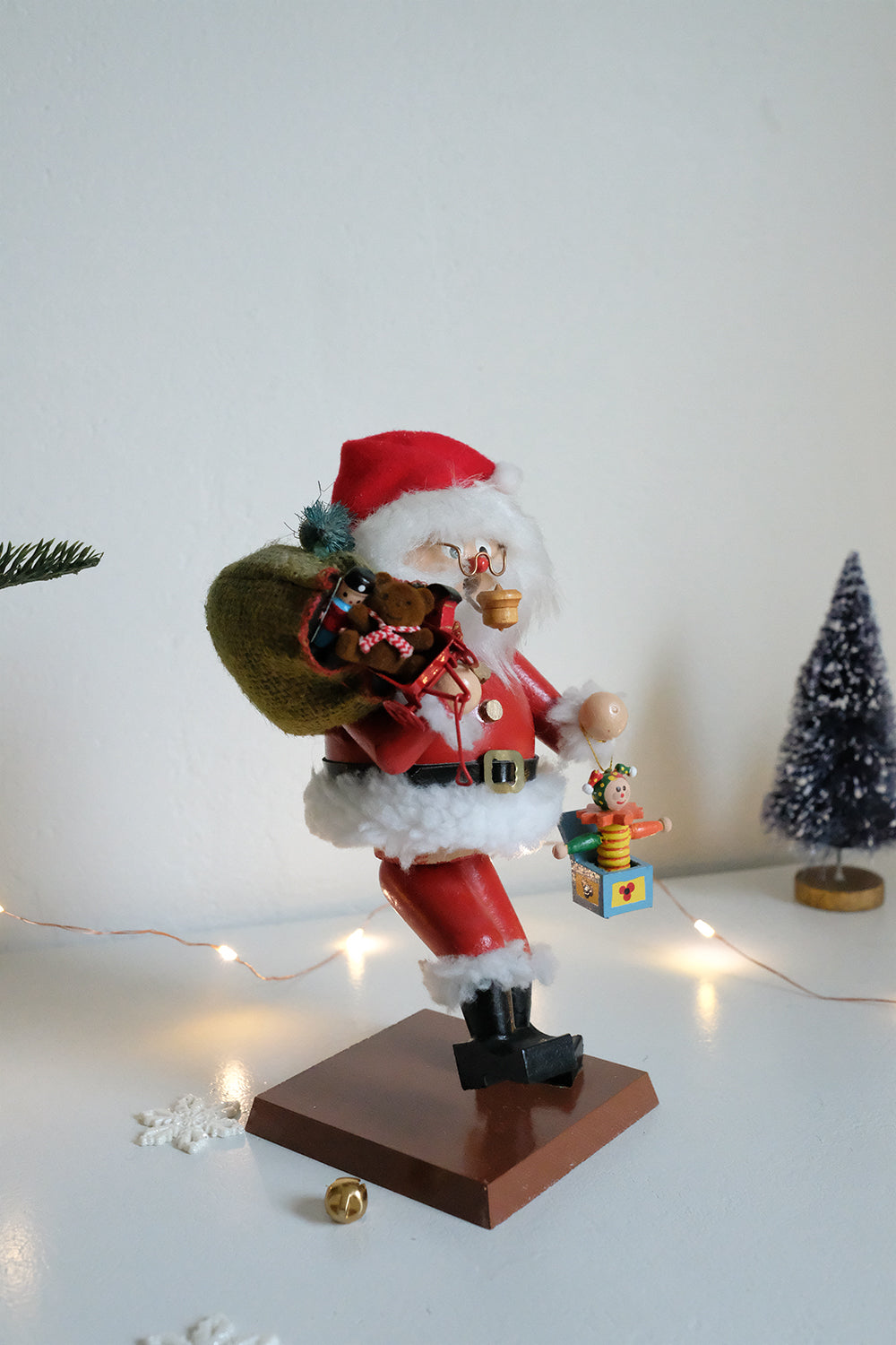 handmade wooden smoker - Santa