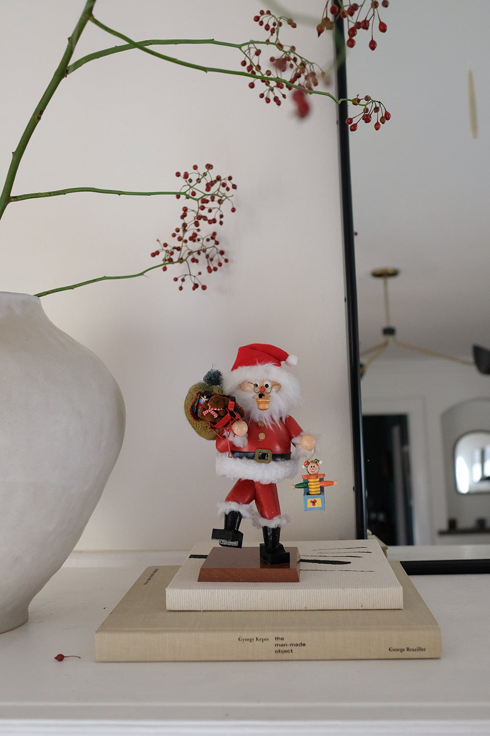 handmade wooden smoker - Santa