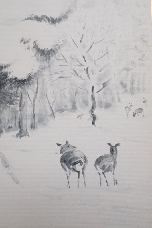 "a fawn born in winter"