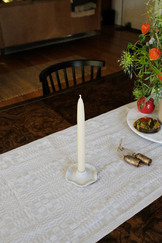 scalloped candlestick