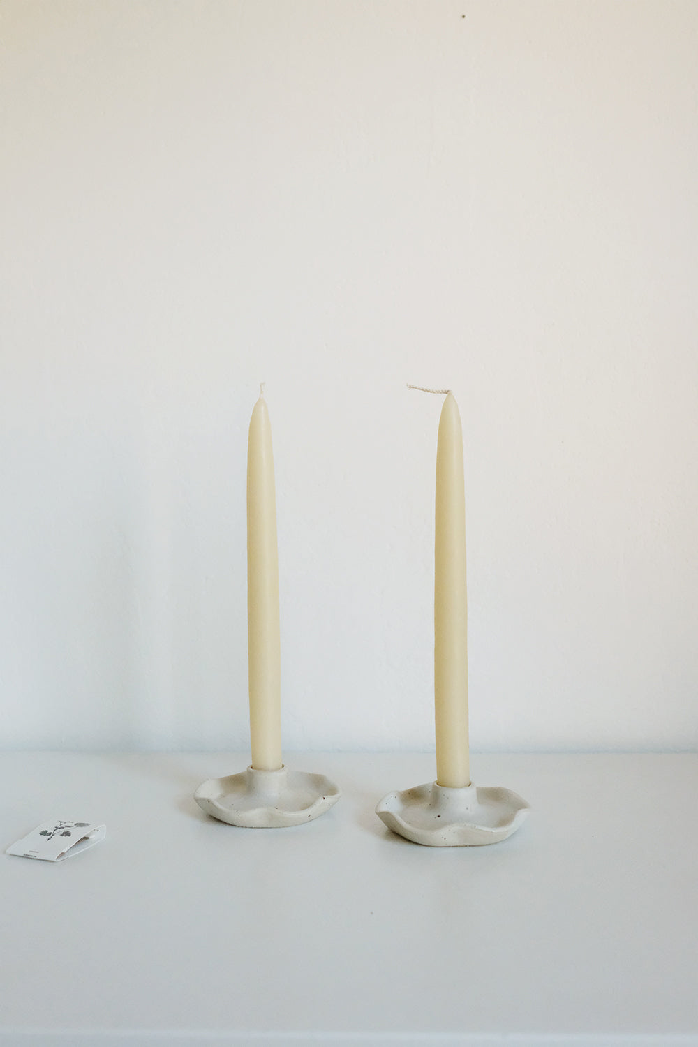 scalloped candlestick