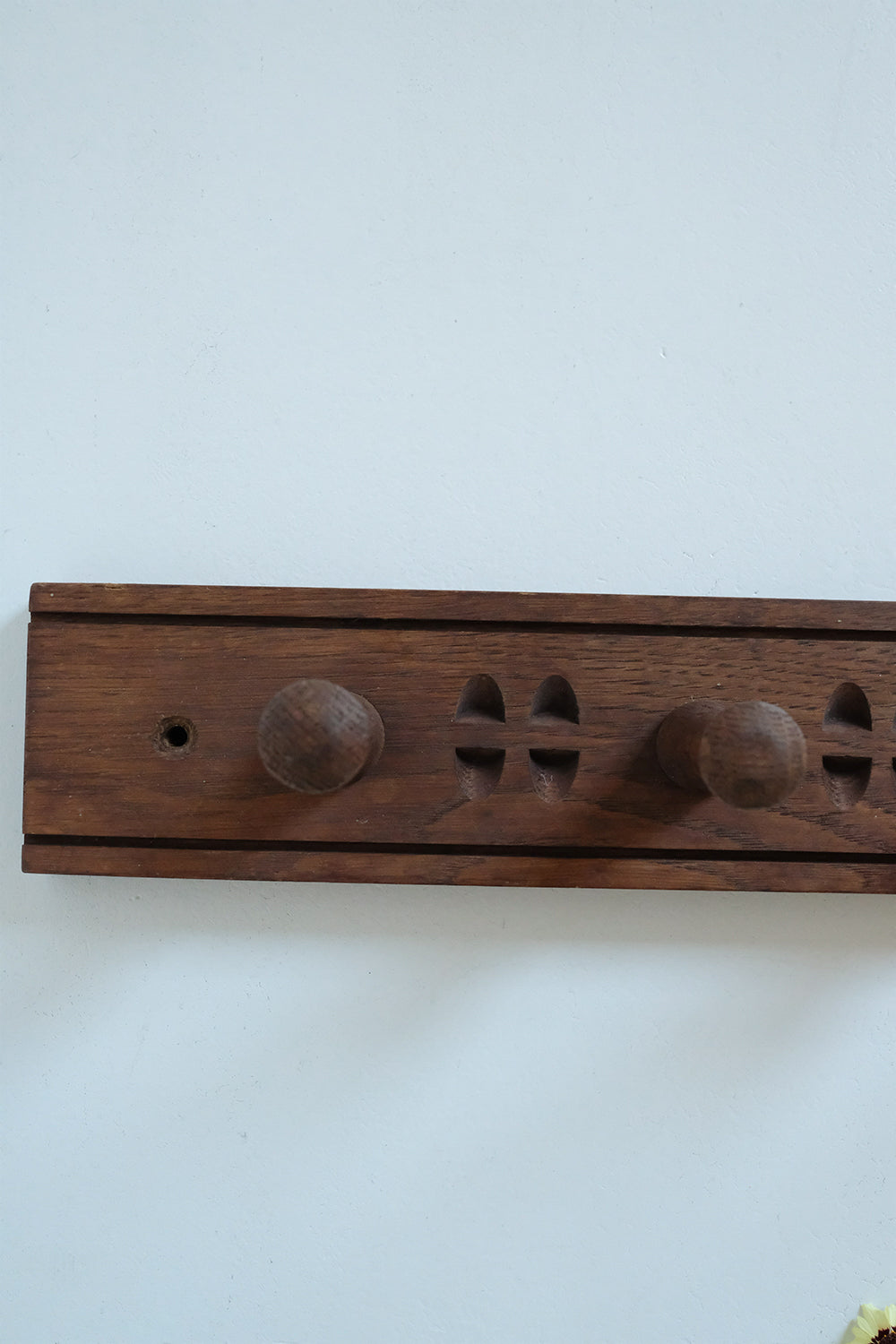 wood peg rack