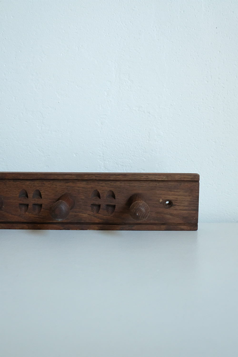 wood peg rack