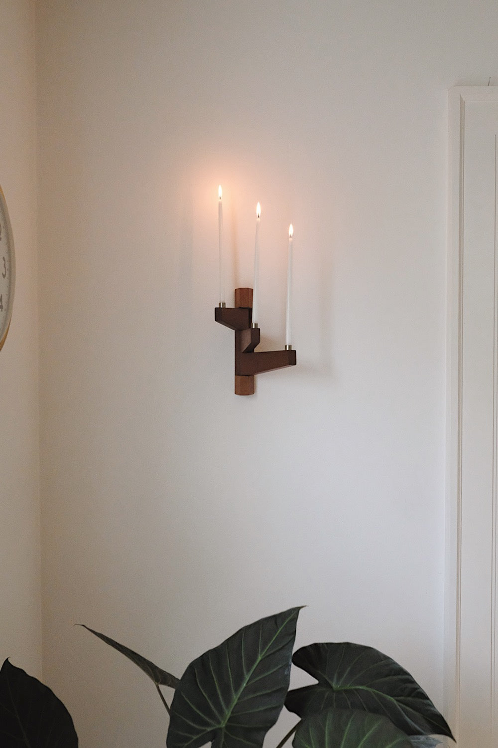 danish wall candelabra