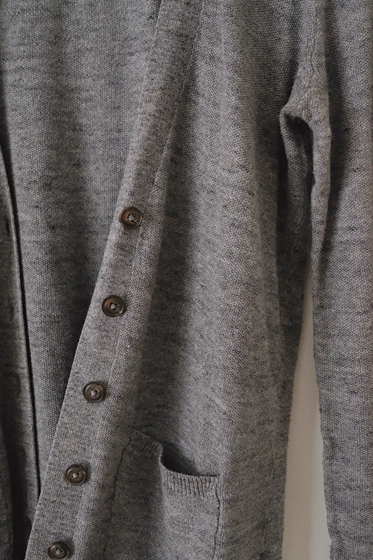 madewell grey knit cardigan