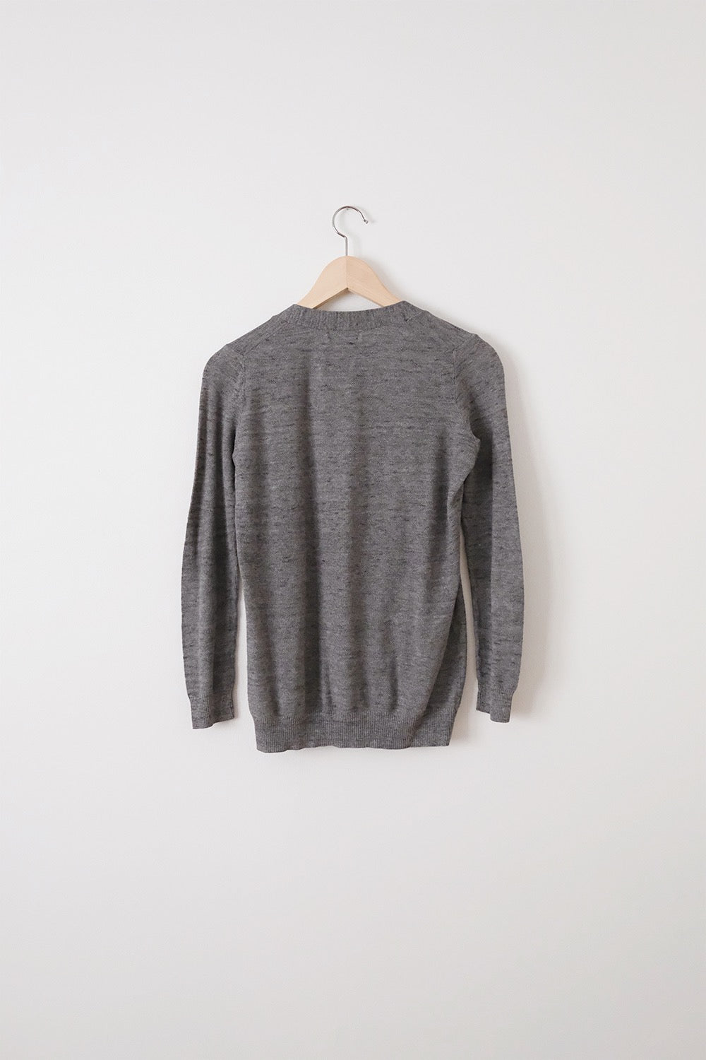 madewell grey knit cardigan