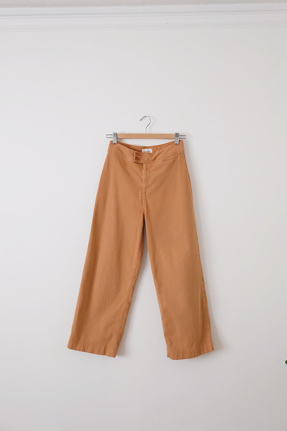 sezane cropped wide legged pants