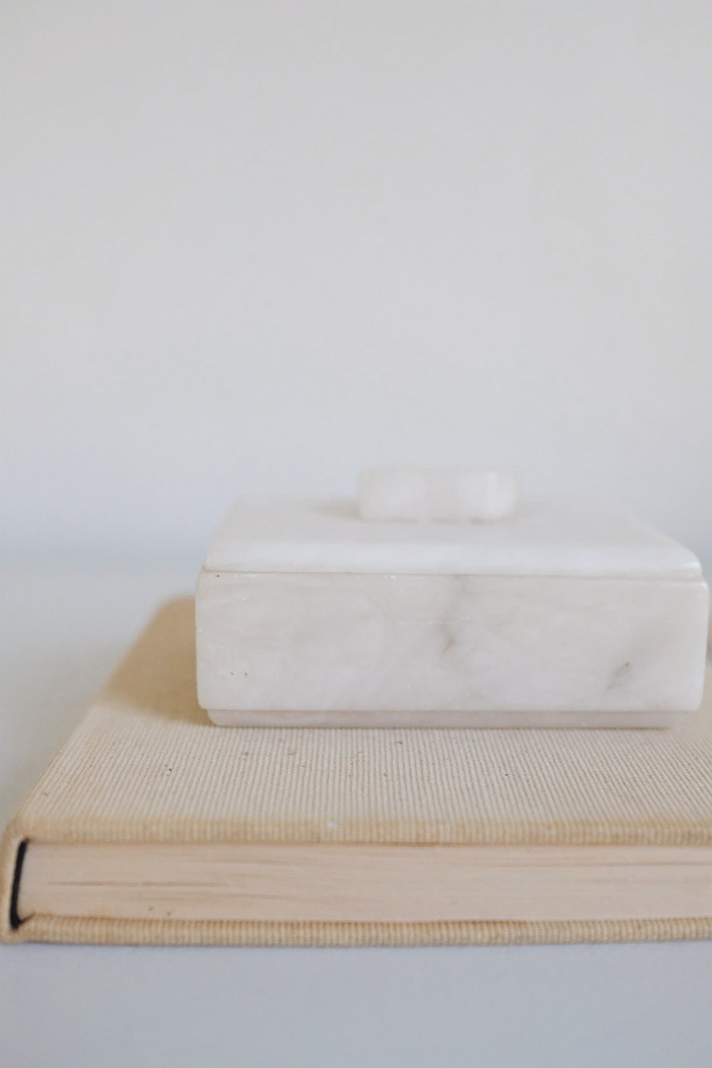 alabaster lidded box